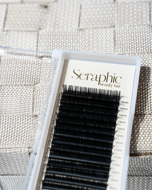 Mixed Length Classic Matte Black Lash Trays