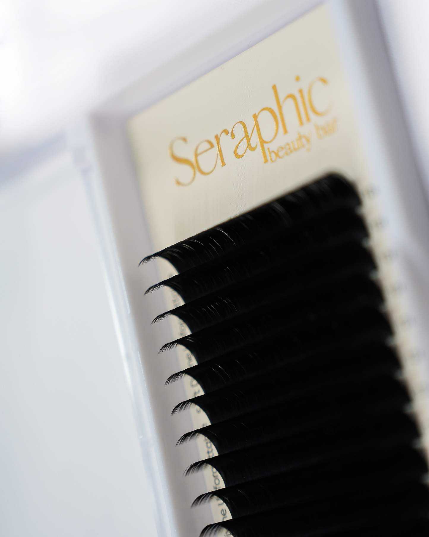 Single Length Matte Black Lash Trays (16 lines)