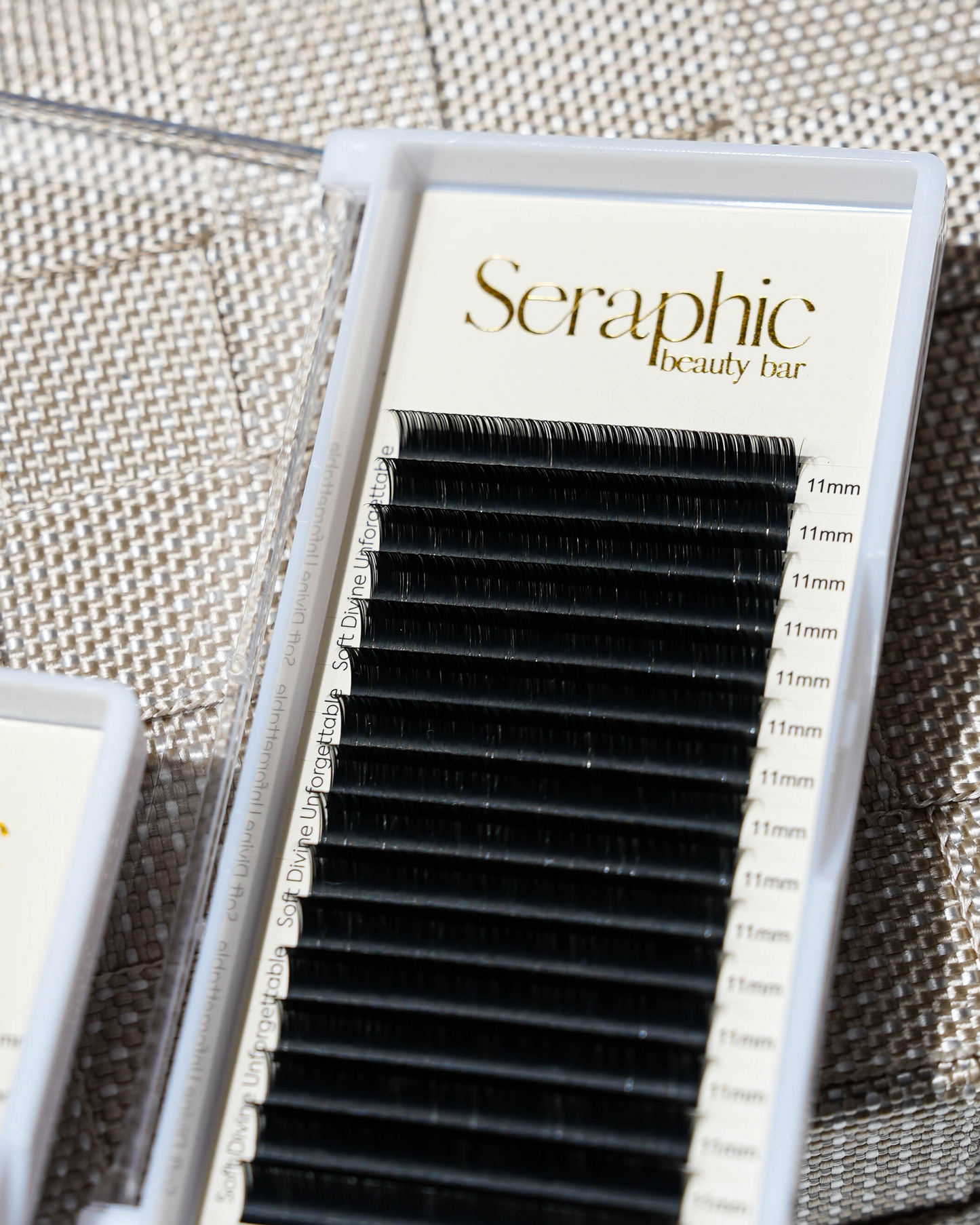 Single Length Matte Black Lash Trays (16 lines)
