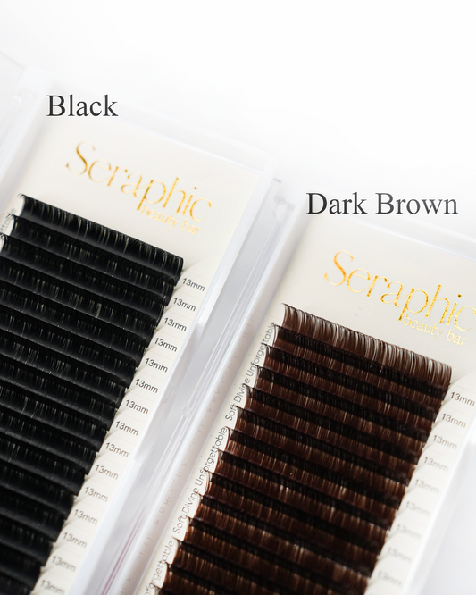Single Length Dark Brown Lash Trays (16 lines)